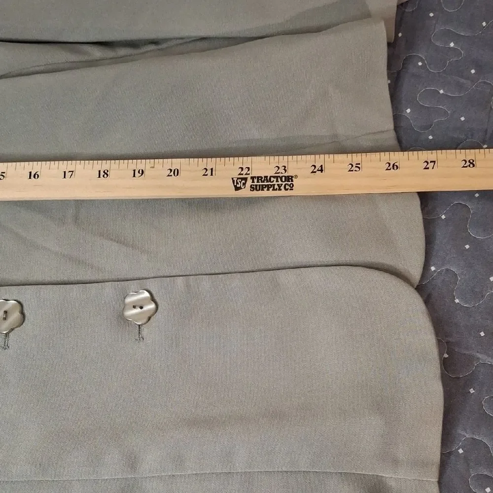 Metrostyle Women's Classic Gray Suit Jacket size 12 tall